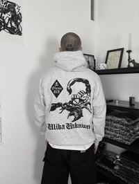 Image 2 of SCORPION HOODIE GRAU