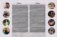 Image 3 of 8 Page Funeral Program Template | Grey Marble | Fully Editable Canva