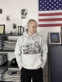 Image 2 of THROW UP HOODIE GRAU