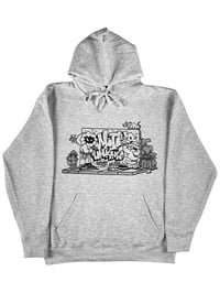 Image 1 of THROW UP HOODIE GRAU