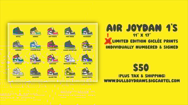 Image of AIR JOYDAN, Limited Edition Print