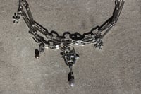 Image 5 of Silver Demon Lick Wrap Necklace