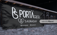PortaSauna Sauna Day Banner (220cm x 90cm)