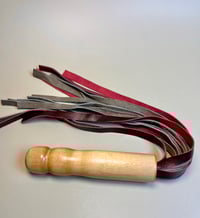 Image 2 of Stingy burgundy & gray flogger