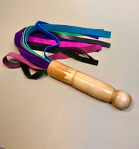Image 3 of Nyancat inspired rainbow suede flogger