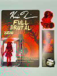 Image 1 of Full Brutal Action Figure (Blood Variant) - SIGNED by Kristopher Triana