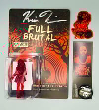 Image 3 of Full Brutal Action Figure (Blood Variant) - SIGNED by Kristopher Triana