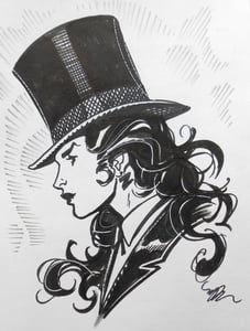 Image of ORIGINAL ZATANNA DRAWING