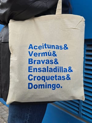 Tote domingo (azul)