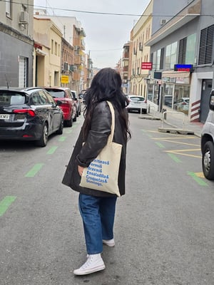 Tote domingo (azul)