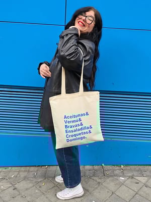 Tote domingo (azul)