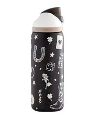 Image 1 of Owala “Black Poker” 24 Oz./32 Oz. FreeSip™️ Water Bottle