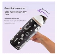 Image 6 of Owala “Black Poker” 24 Oz./32 Oz. FreeSip™️ Water Bottle