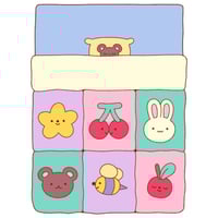 Bed Bear Sticker