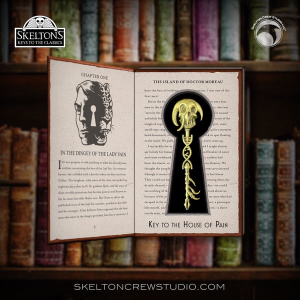 Image of Skelton's Keys to the Classics: Key to the House of Pain from The Island of Dr. Moreau!