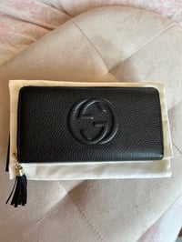 Image 1 of Gucci Soho Black Long Wallet