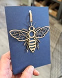 Manchester Bee keepsake and card