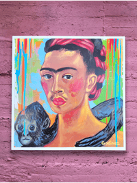 Image 1 of Frida Kahlo and Fulang Chang Art Print