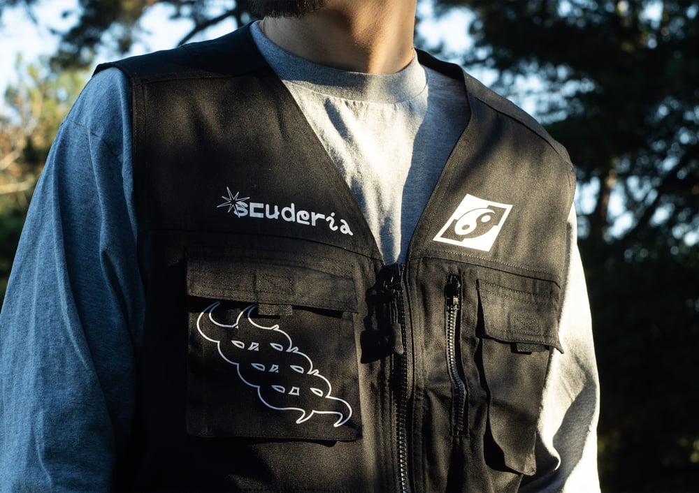 Image of Gilet multipoches PISTAGE noir
