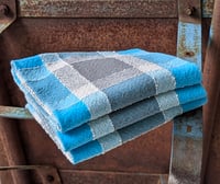 Image 2 of "Sea Mist" 100% Cotton Handwoven Towel