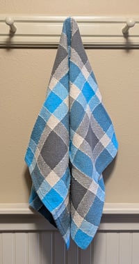 Image 3 of "Sea Mist" 100% Cotton Handwoven Towel