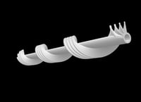 Image 4 of Digital Download: 'Quad Helix 3 wrap' .stl resin 3D printer files! Prints a 3 wrap quad helix insert