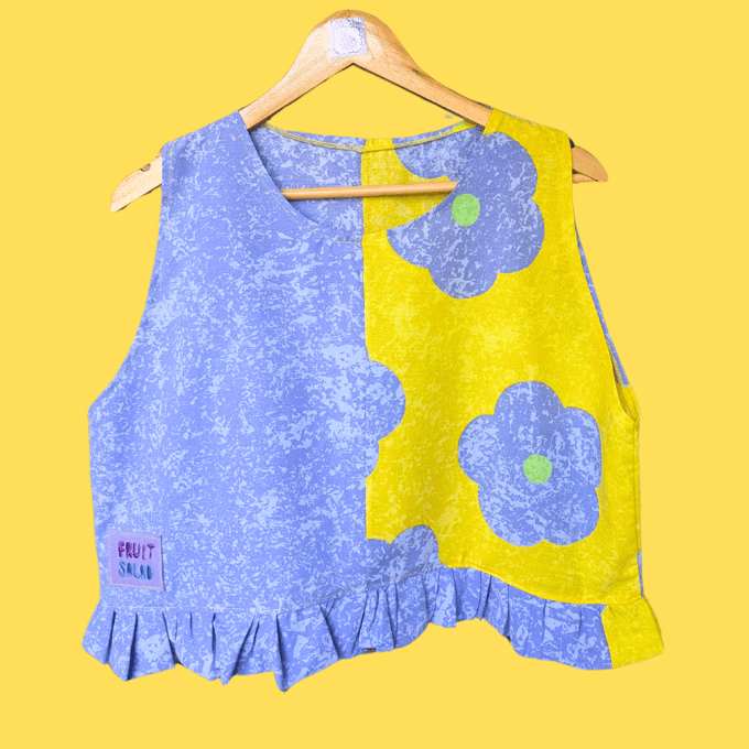Image of Daisy Frill Crop Top