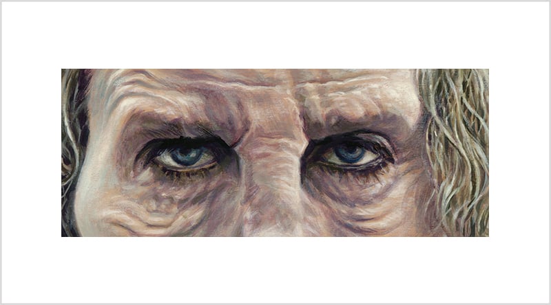 "Hail Satan" - 9" x 5"  limited edition gicleé