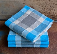 Image 1 of "Sea Mist" 100% Cotton Handwoven Towel