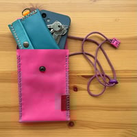 Image 9 of Bolso y monedero rosa
