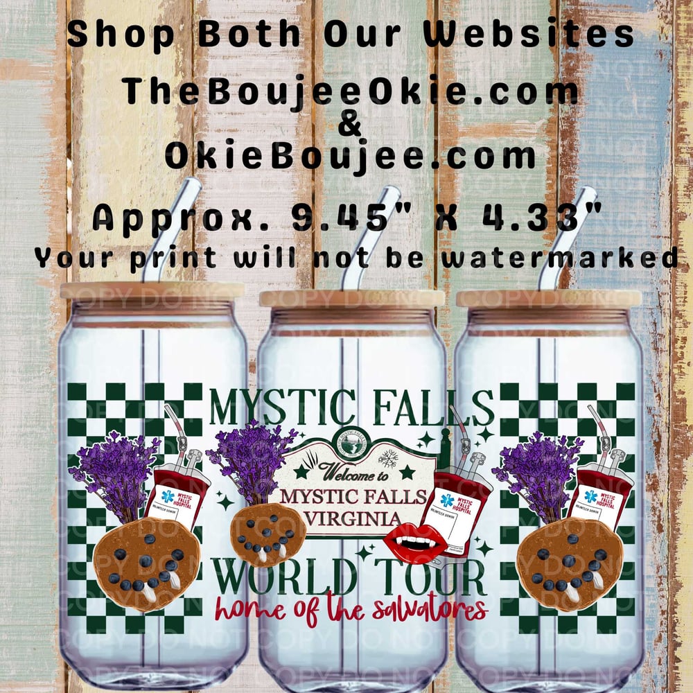 Image of Mystic Falls Double Sided Uv Dtf Wrap     330.2