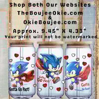 Sonic Double Sided Uv Dtf Wrap    W0713