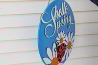 Image 2 of Hello Spring Door Sign