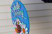Image 3 of Hello Spring Door Sign