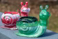 Image 1 of Snail Flower Pot or Candle Holder