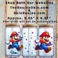Mario Double Sided Uv Dtf Wrap W0798
