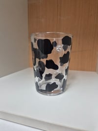 Image 2 of Moody cow Glass cup