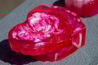 Image 2 of Heart Shape Rose Trinket Box