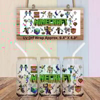 Minecraft Uv Dtf Wrap W0679