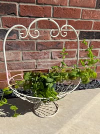Image 1 of Metal Basket with handle