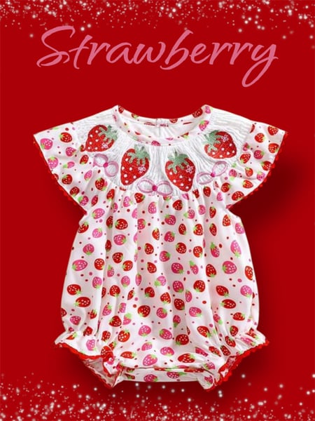 Image of Strawberry jumpsuit 