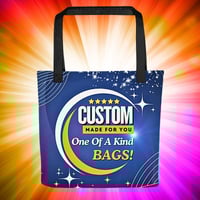 Image 1 of Custom Made Eco, Tote, or Drawstring Bag