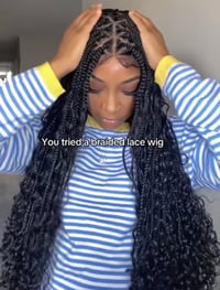 36” BOHO Braided SYNTHETIC Wig