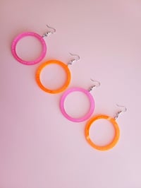 Image 1 of Unapologetically Khmer & I Have Pride To Be Khmer Multicolor Hoops
