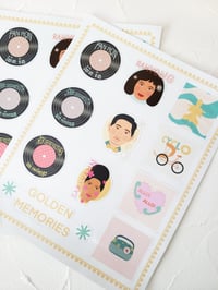 Image 1 of Golden Memories Sticker Sheet