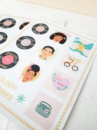 Image 2 of Golden Memories Sticker Sheet