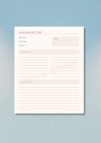 Image 2 of My Khmer Recipes Journal