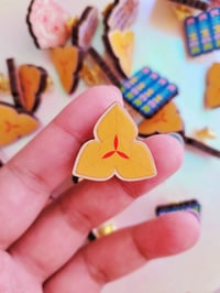 Image 4 of Mini Maple Wood Pins (assorted)