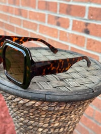 Image 2 of Tortoise Square Sunglasses 