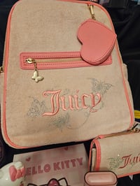 Image 1 of  Juicy Couture Wingin It Backpack Meets Hello Kitty Bundle 